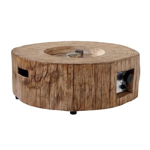 10 in. Outdoor Dark Brown Gas Fire Tree Suitable for The Garden and Balcony