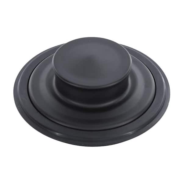 DANCO Kitchen Garbage Disposal Drain Stopper in Matte Black