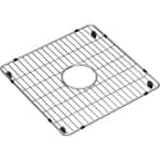 Crosstown 14.375 in. x 14.375 in. Bottom Grid for Kitchen Sink in Stainless Steel