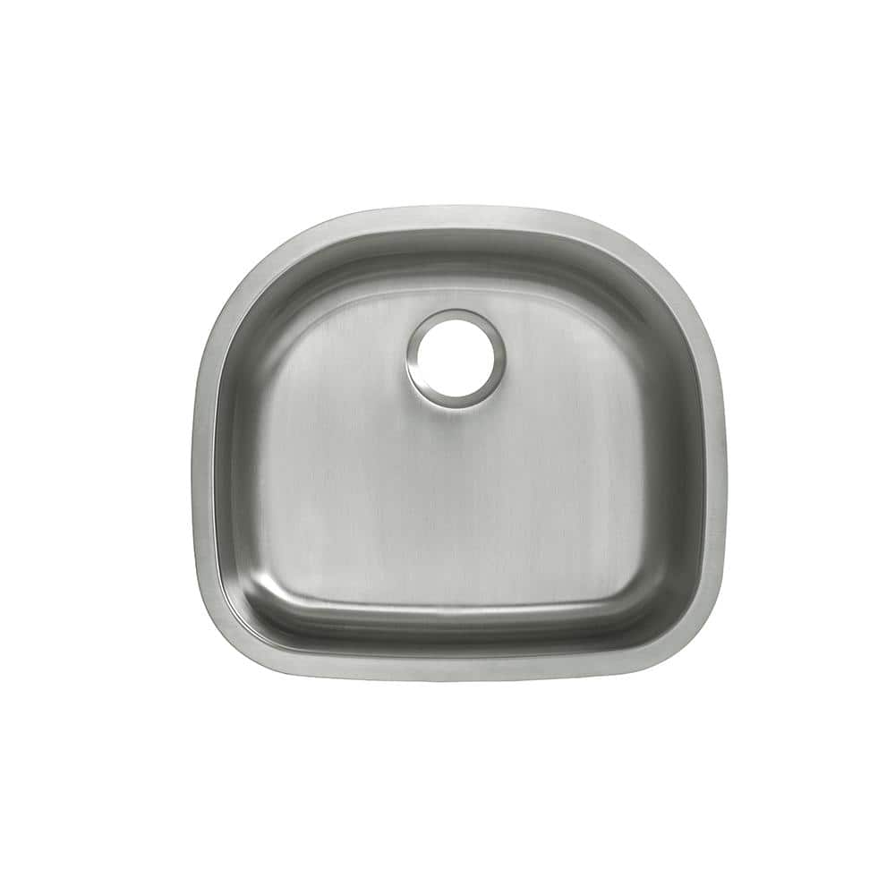 Toulouse 23.62 x 21 Stainless Steel Drop-in Kitchen Sink