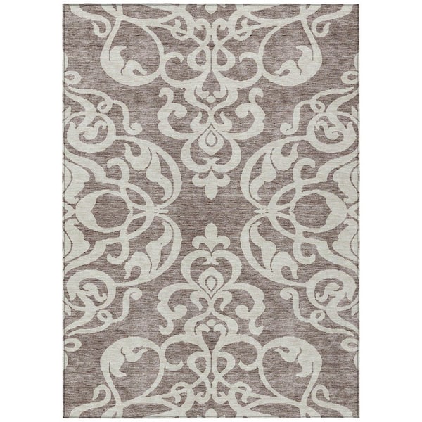 Addison Rugs Chantille Machine Washable Indoor/Outdoor Abstract ACN973 Taupe 5 ft. x 7 ft. 6 in. Area Rug