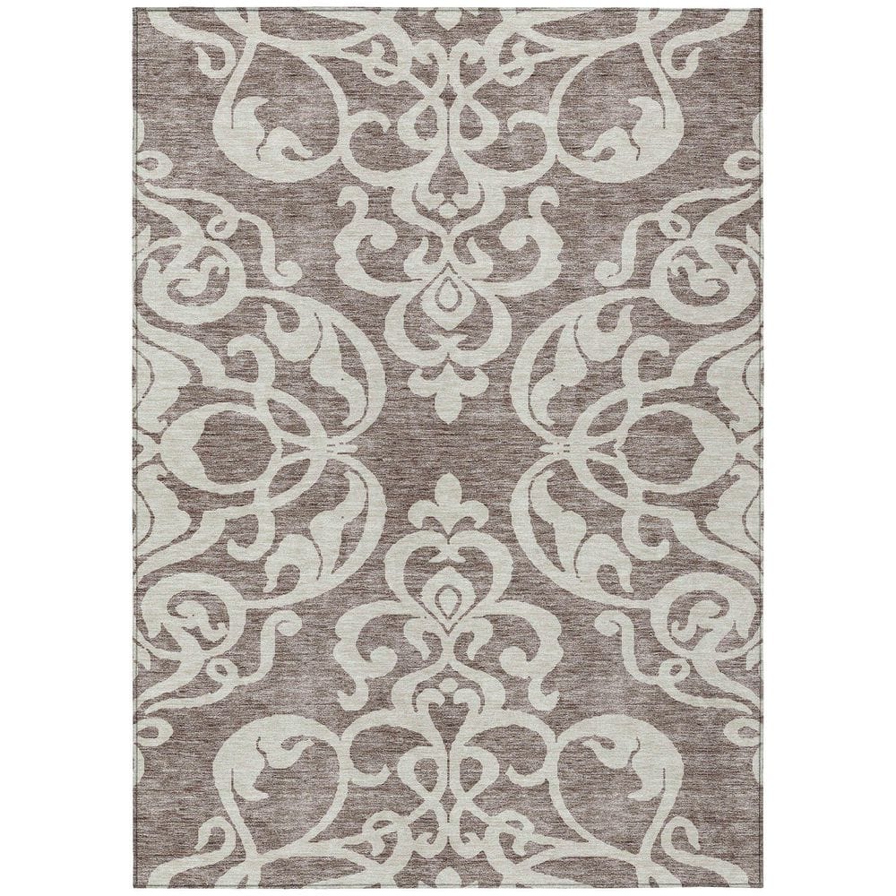 Chantille Machine Washable Indoor/Outdoor Abstract ACN973 Taupe 8 ft. x 10 ft. Area Rug price history on PriceWatchPro