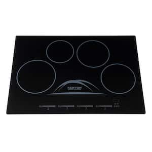 Bridge 30 in. Built-In Induction Cooktop in Black with 4 Elements including Combination Elements