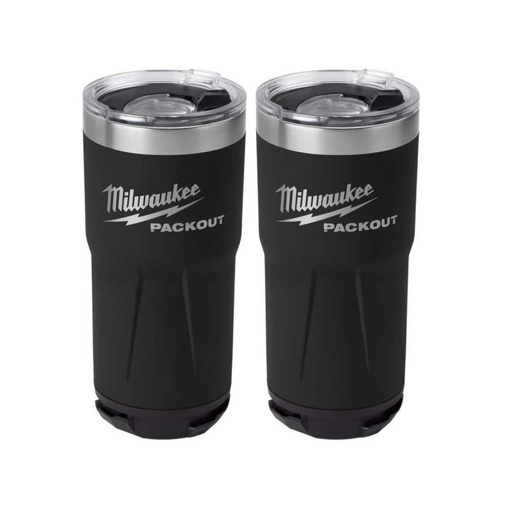Milwaukee PACKOUT 20 oz. Tumbler Cover Lid Assembly 31-01-8392 - The Home  Depot