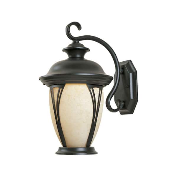 Designers Fountain Westchester 3-Light Bronze Outdoor Wall-Mount Lantern Sconce