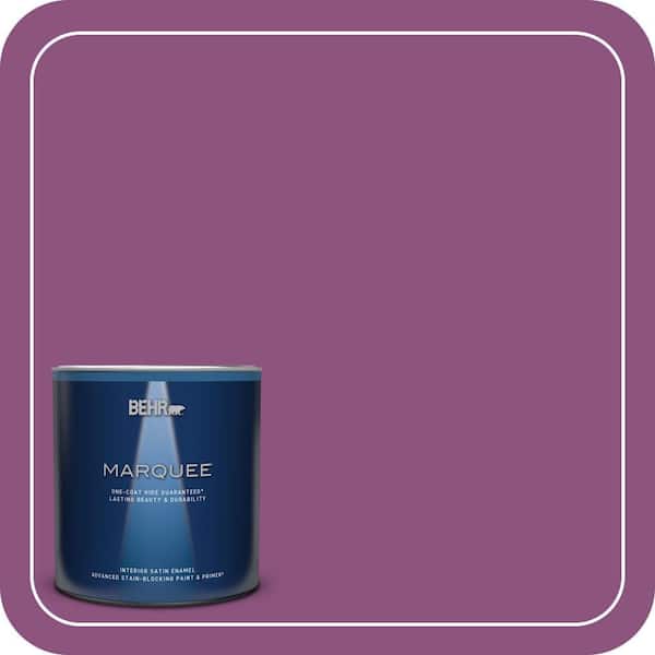 BEHR MARQUEE 1 qt. Home Decorators Collection #HDC-MD-07 Dynamic Magenta Satin Enamel Interior Paint & Primer