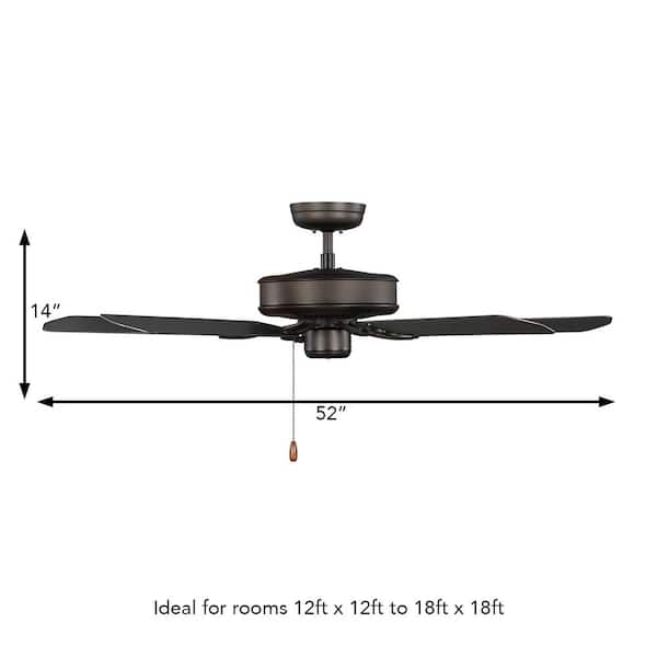 Kathy Ireland HOME Ventilatore A Soffitto Batalie Breeze 52" Per Esterni - Tropicale Con Pale A Palma, Catena Di Trazione