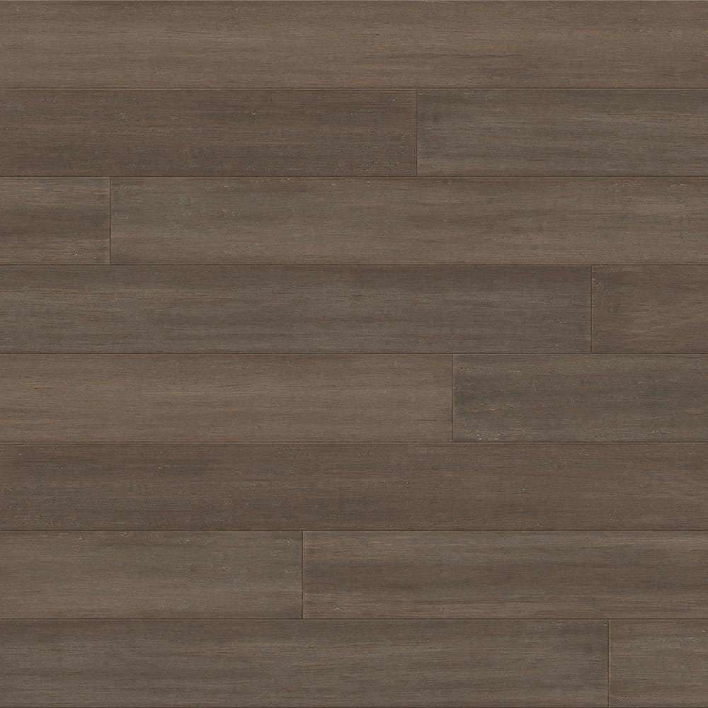 Home Decorators Collection Pecan 1/2 in. T x 7.5 in. W Hand Scraped Strand Woven Engineered Bamboo Flooring (22.7 sqft/case), Dark