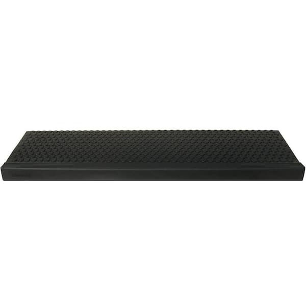 Rubber-Cal Safe-Grip Slip-Resistant Traction Mats - 1/4 in x 34 in x 2 ft - Brown Rubber Runner