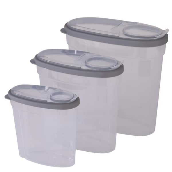 Kitchen Details 3 Pack Cereal Kitchen Storage Containers