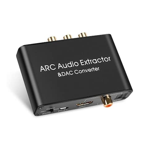 HDMI ARC Adapter ARC Audio Extractor to SPDIF(Optical)/ Coxial L/R
