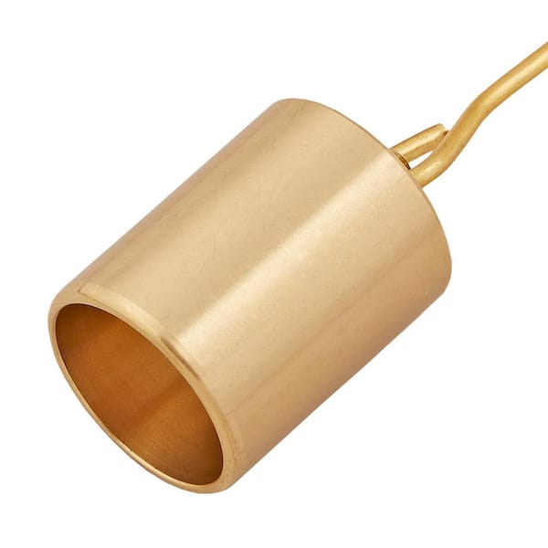 Everbilt Easy Touch 1-1/2 in. 20-Gauge Brass Pipe Bath Waste and