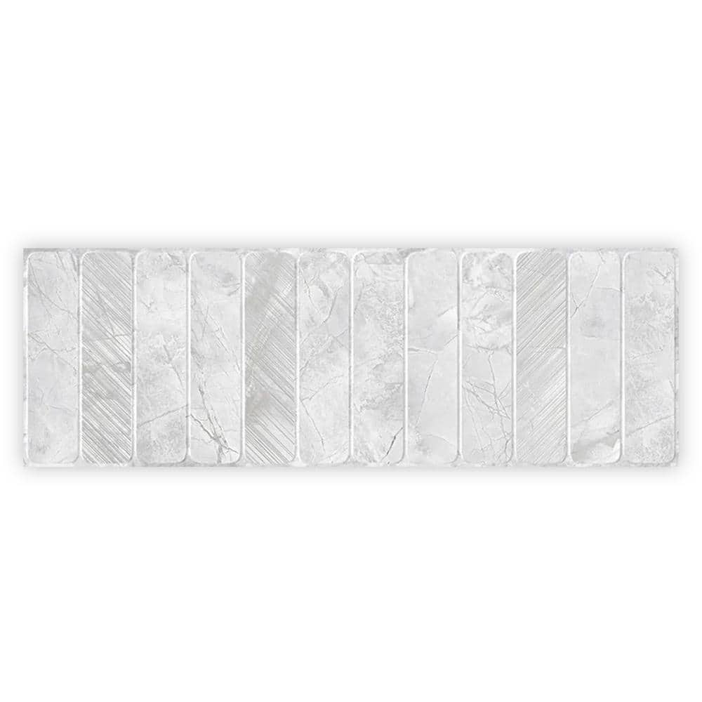 Strata 16 in. x 48 in. Matte Soft Gray and White Ceramic Large Format Wall Tile (15.5 sq. ft./case)-3 Pack price history on PriceWatchPro