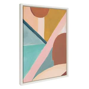 "Abstract Colorful Geometric" by Kate Aurelia Holloway, 1-Piece Framed Canvas Abstract Art Print, 18 in. x 24 in.