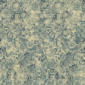Cumbrae Denim Abstract Vinyl Peel and Stick Wallpaper Roll ( Covers 30.75 sq. ft. )