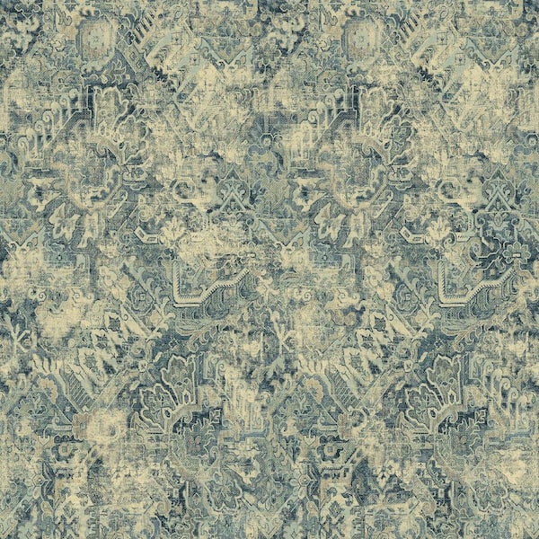 SURFACE STYLE Cumbrae Denim Abstract Vinyl Peel and Stick Wallpaper ...