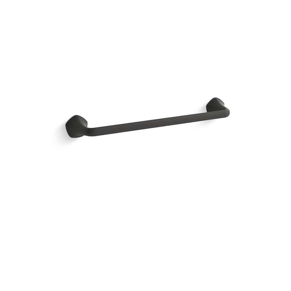 KOHLER Elate 9.13 in. Towel Bar in Matte Black