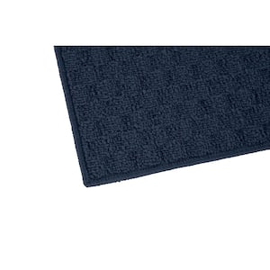 Town Square Navy 5 ft. x 7 ft. (3-Piece) Rug Set