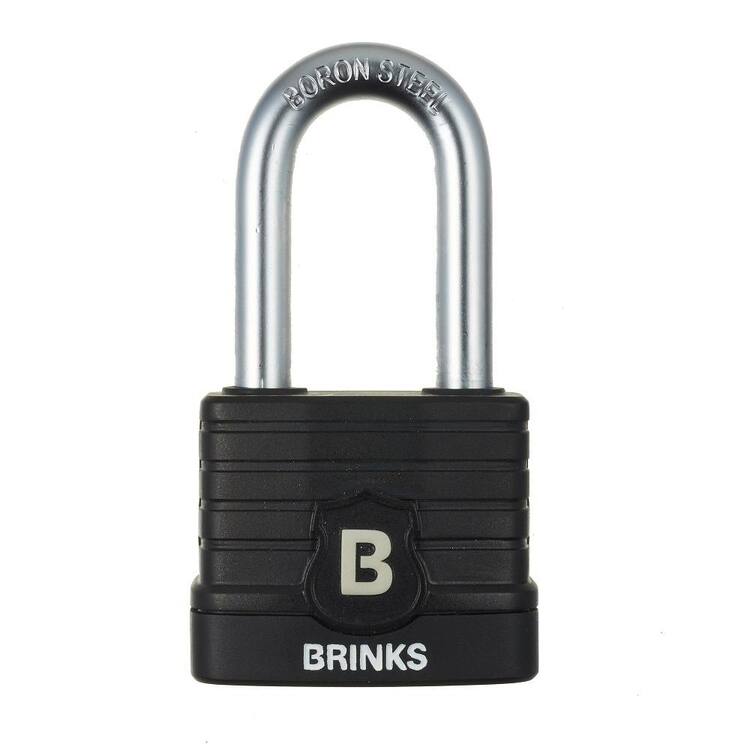Brinks 2-3/8 in. Boron Shackle (44 mm) Commercial Weather Resistant XT Plus Padlock