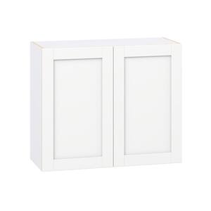 Milton 36 in. W x 14 in. D x 30 in. H Assembled Shaker Wall Kitchen Cabinet in Bright White