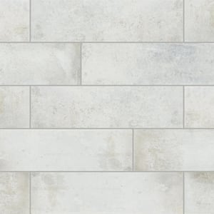 Brickhaven Pearl 2 in. x 8 in. Glazed Porcelain Floor and Wall Tile (288 sq. ft./Pallet)