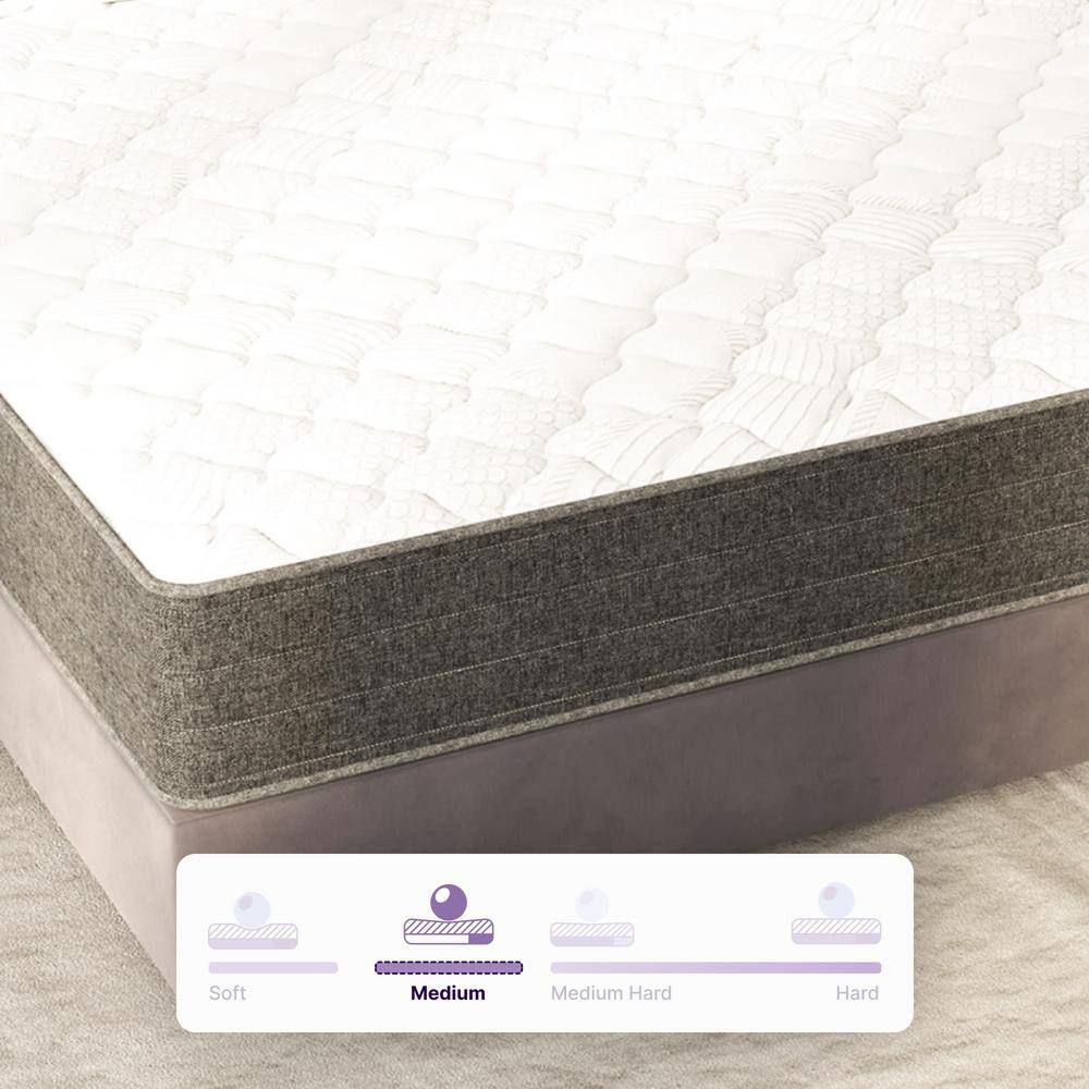 NapQueen Victoria 10" Medium Firm, Hybrid of Cooling Gel Infused Memory Foam and Pocket Spring Mattress, Twin XL