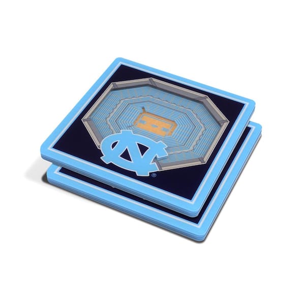 YouTheFan NCAA North Carolina Tar Heels 3D StadiumViews Coasters