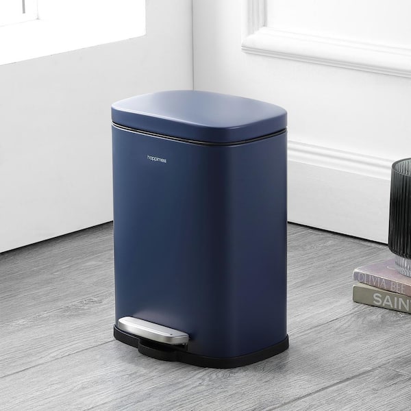happimess Connor Rectangular 13-Gal. Trash Can with Soft-Close Lid