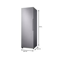 11 cu. ft. Frost Free Convertible Upright Freezer in Stainless Steel