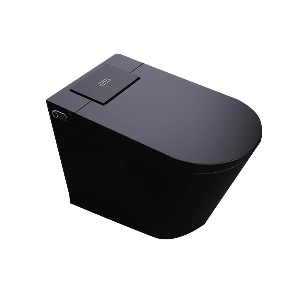 1.32 GPF Elongated Smart Bidet Toilet in Black with Heated Seat, Sensor Lid, Auto Open/Close/Flush,Bidet Wash, Air Dryer price history on PriceWatchPro