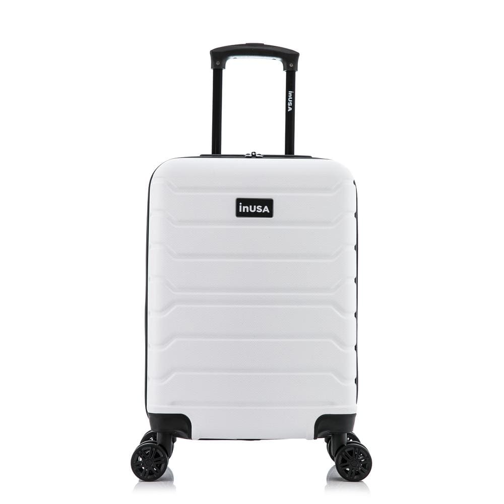 【BARREL】TSUKUYOMILED / 20w /白 InUSA Trend 20 in. White Lightweight Hardside Spinner Carry On