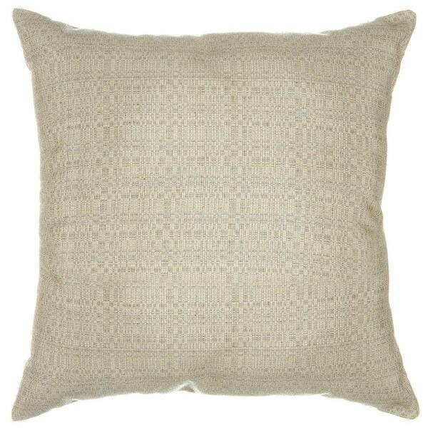 Pawleys Island 18 in. x 18 in. Linen Silver Decorative Pillow
