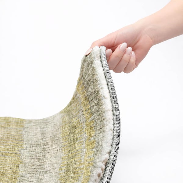 Dream Shag Premium Machine Washable Abstract ADS37 Sage 3 ft. x 5 ft. Area Rug