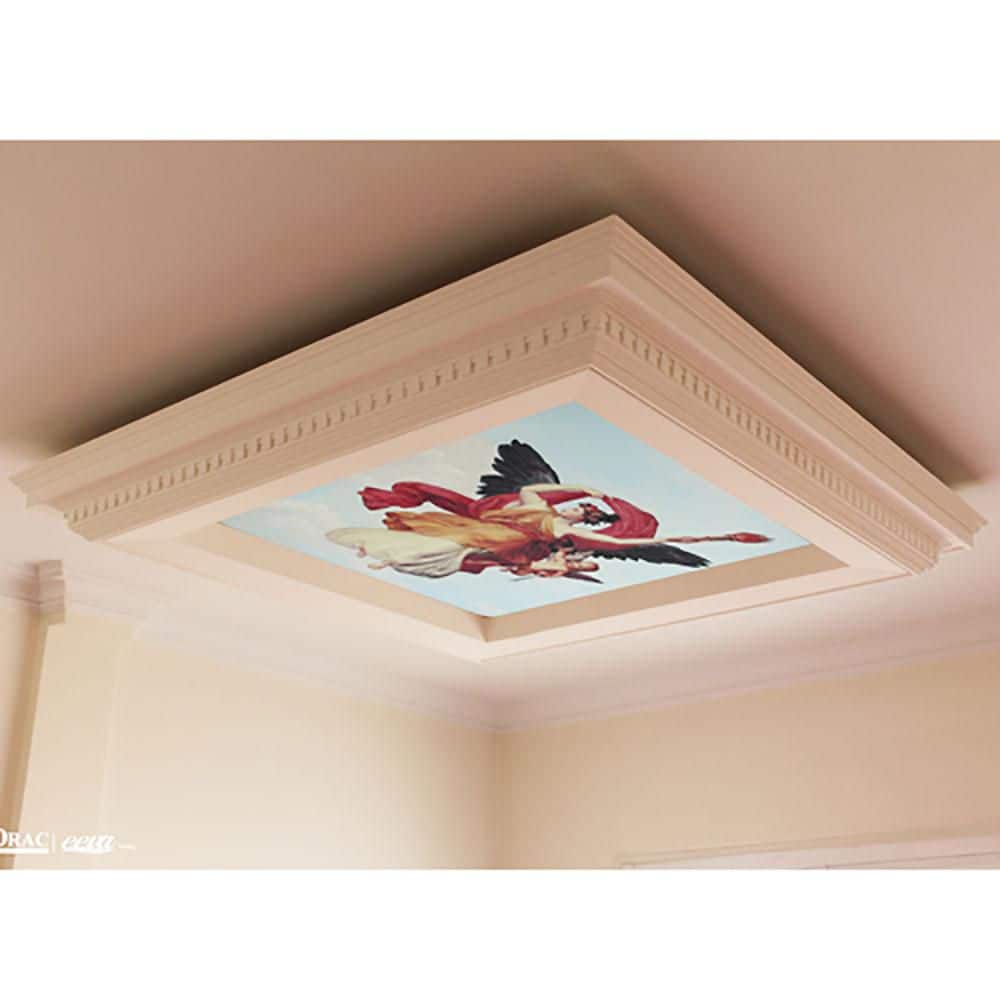 White Polyurethane Crown Moulding 78in Long