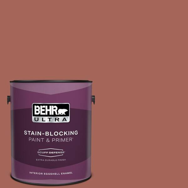 BEHR ULTRA 1 gal. Home Decorators Collection #HDC-CL-08 Sun Baked Earth Extra Durable Eggshell Enamel Interior Paint & Primer