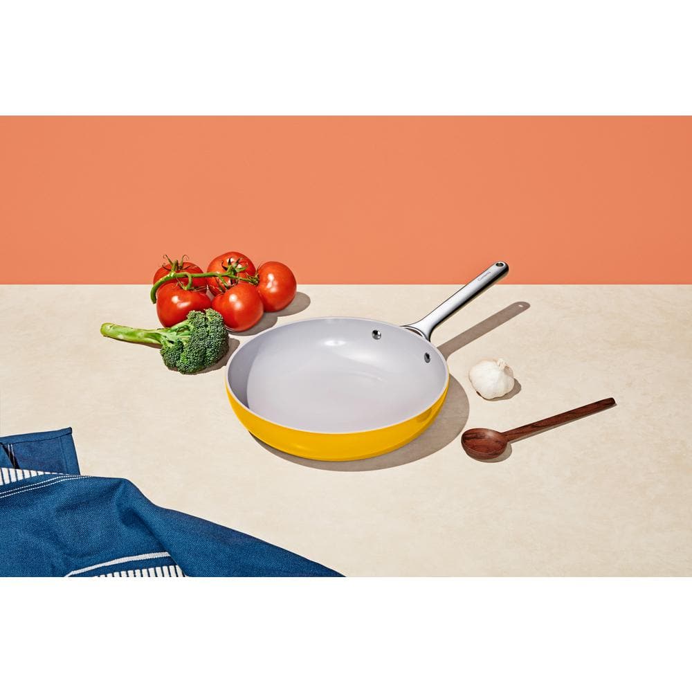 Marigold 10.5" Nonstick Ceramic Fry Pan with Stainless Steel Handle