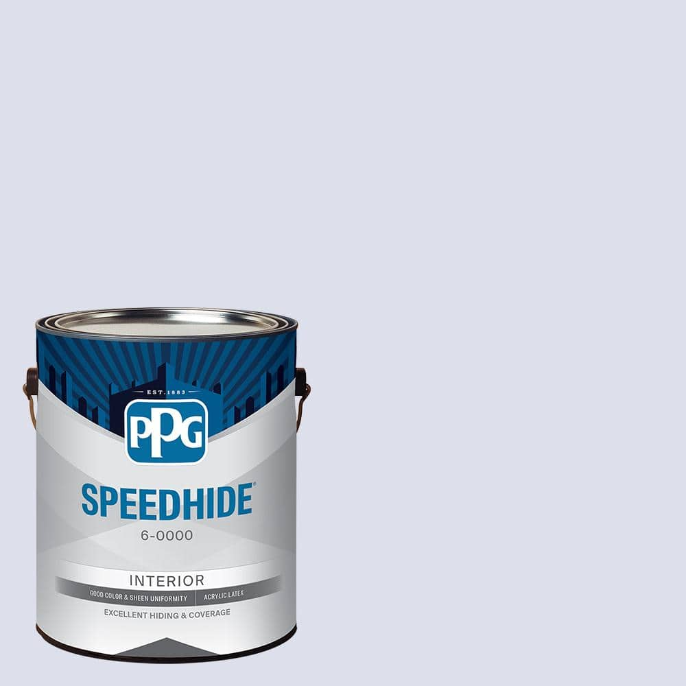 Glidden Premium 1 gal. PPG1175-3 Lavender Haze Satin Interior Paint  PPG1175-3P-01SA - The Home Depot