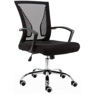 Zuna Ergonomic Nylon Black Mesh Mid Back Office Desk Rolling Chair