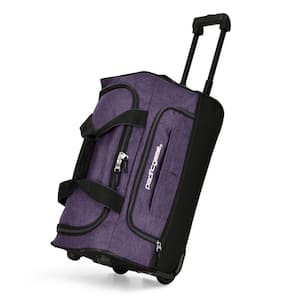 Keystone 21 in. Purple Rolling Duffel Bag