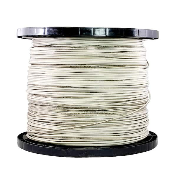 Cerrowire 2,500 ft. 12 Gauge White Stranded Copper THHN Wire 112-3602M ...