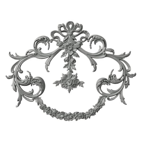 Ekena Millwork 1.00 in. x 21 in. x 16 in. Polyurethane Applique and Onlay Moulding