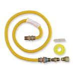 5 ft gas dryer connector kit with auto shut off