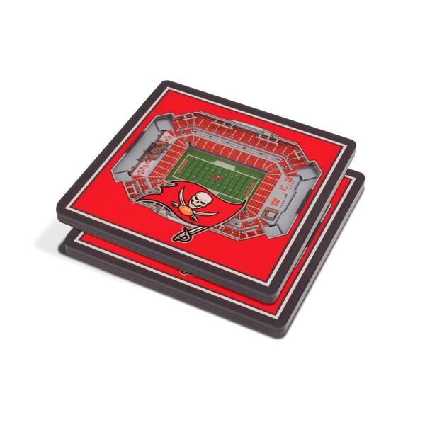 YouTheFan NFL Tampa Bay Buccaneers 3D StadiumViews Coasters