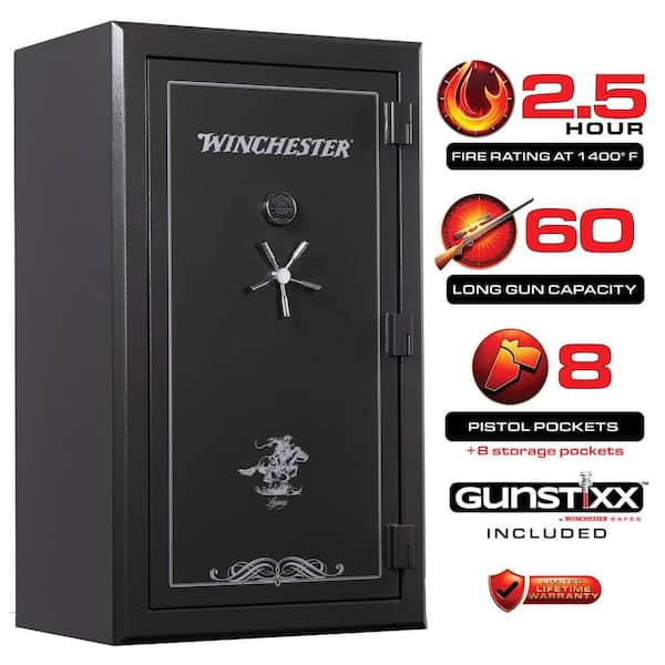 Legacy 52.5 cu. ft. 60-Gun 2.5-Hour Fire Rating UL Listed Electronic Lock Slate