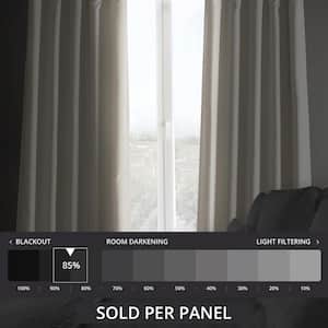 Birch Solid Rod Pocket Room Darkening Curtain - 50 in. W x 96 in. L (1 Panel)