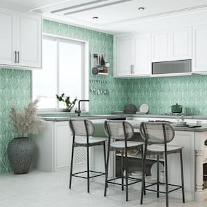 Aster Hex Verde 8-5/8 in. x 9-7/8 in. Porcelain Floor and Wall Tile (11.5 sq. ft./Case)