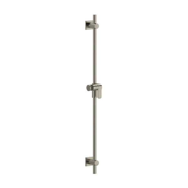 35.375 in. Shower Bar in Brushed Nickel