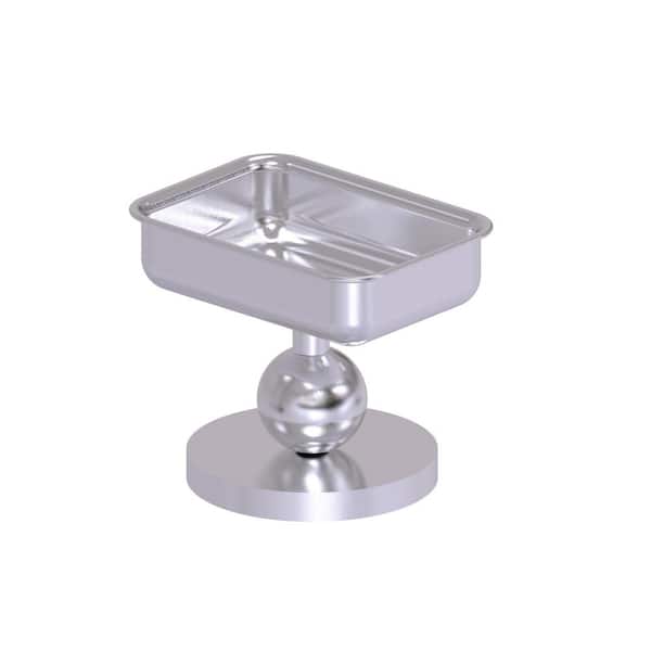 Allied Brass Vanity Top Soap Dish in Satin Chrome