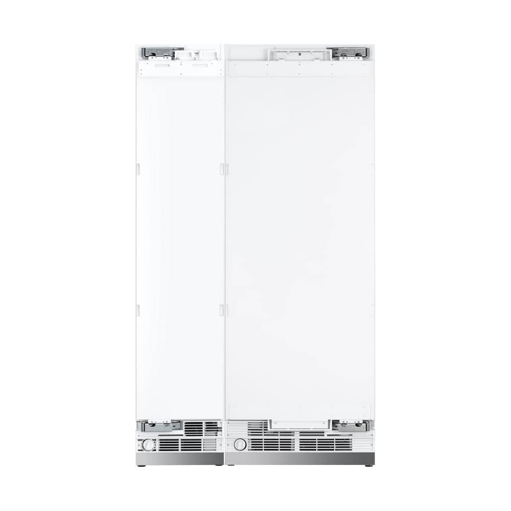 Panel ready 48 in. 25.2 Cu. Ft. Counter-Depth Built-in Side-by-Side Refrigerator