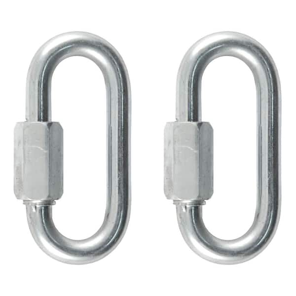 CURT 81277 Snap Hook Trailer Safety Chain Hook Carabiner Clip, 7/16-Inch  Diameter, 5,000 lbs 